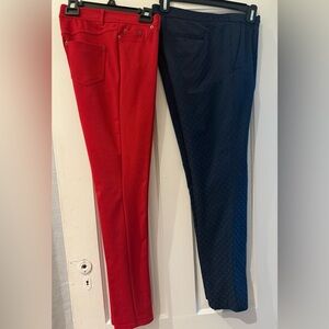 Women’s pants Navy and Red